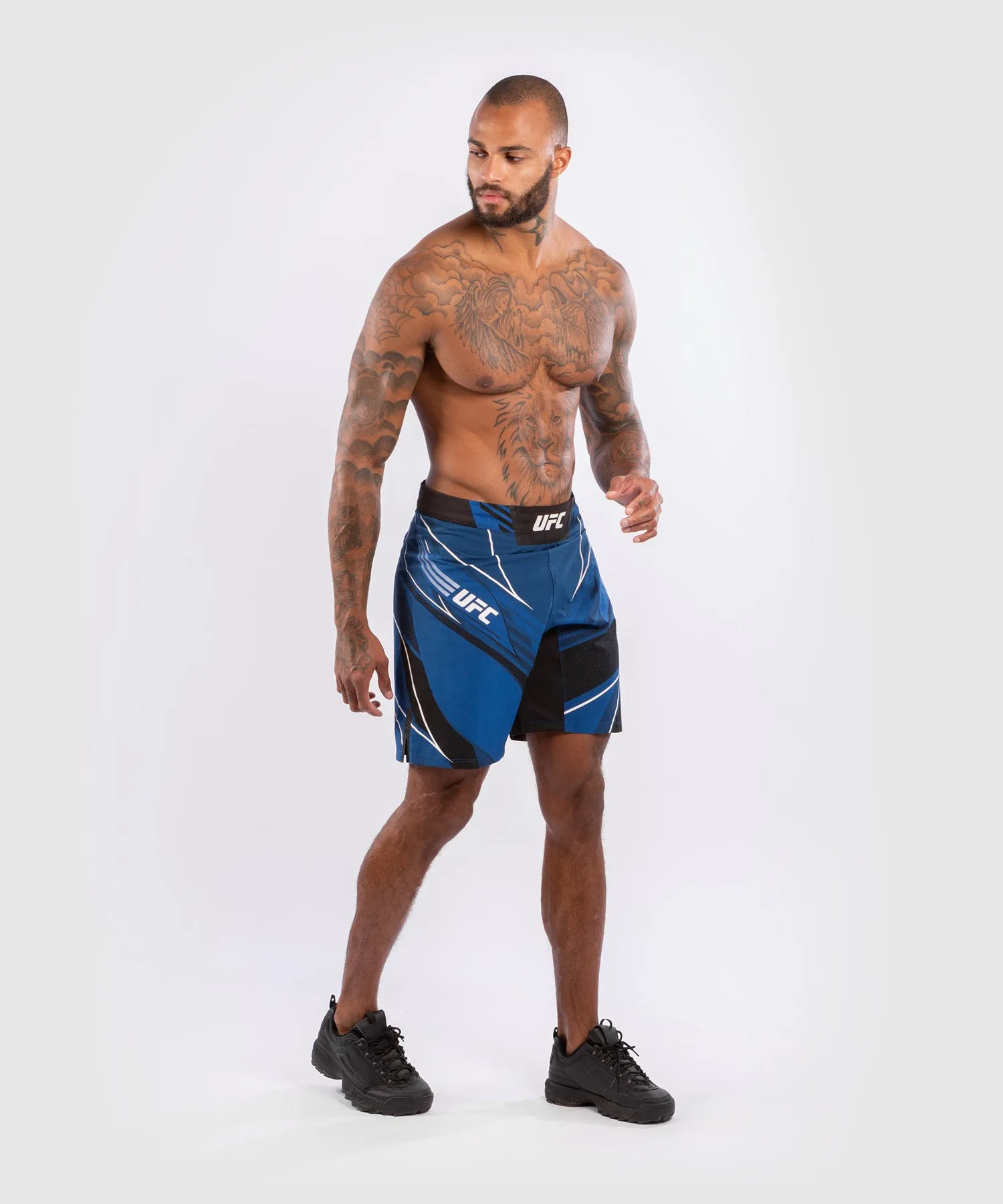 UFC Venum Authentic Fight Night Men's Shorts - Long Fit - Blue