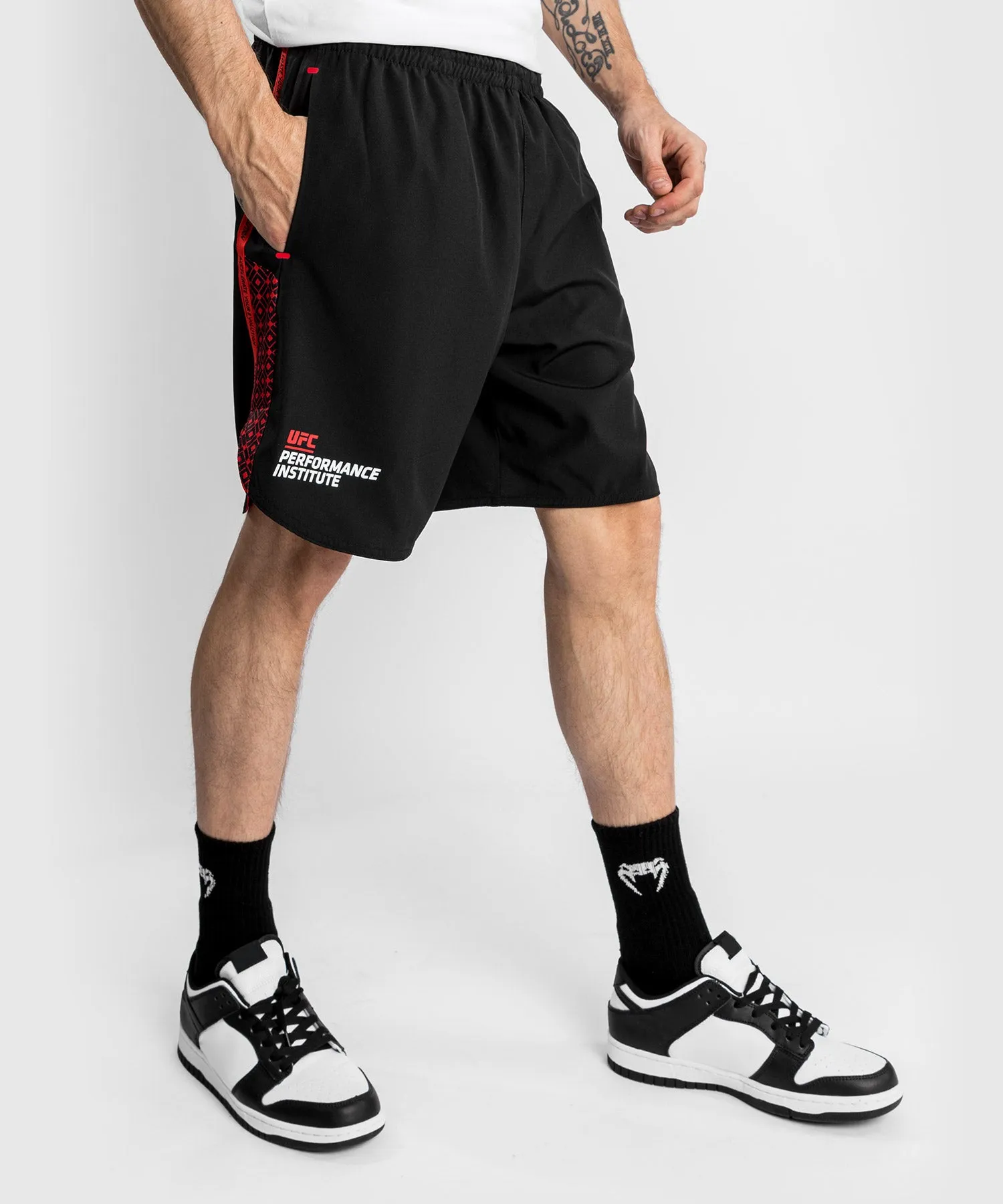 UFC Venum Performance Institute Training Short - Black/Red