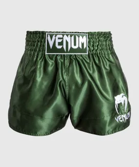 Venum Classic Muay Tha Short Khaki/White