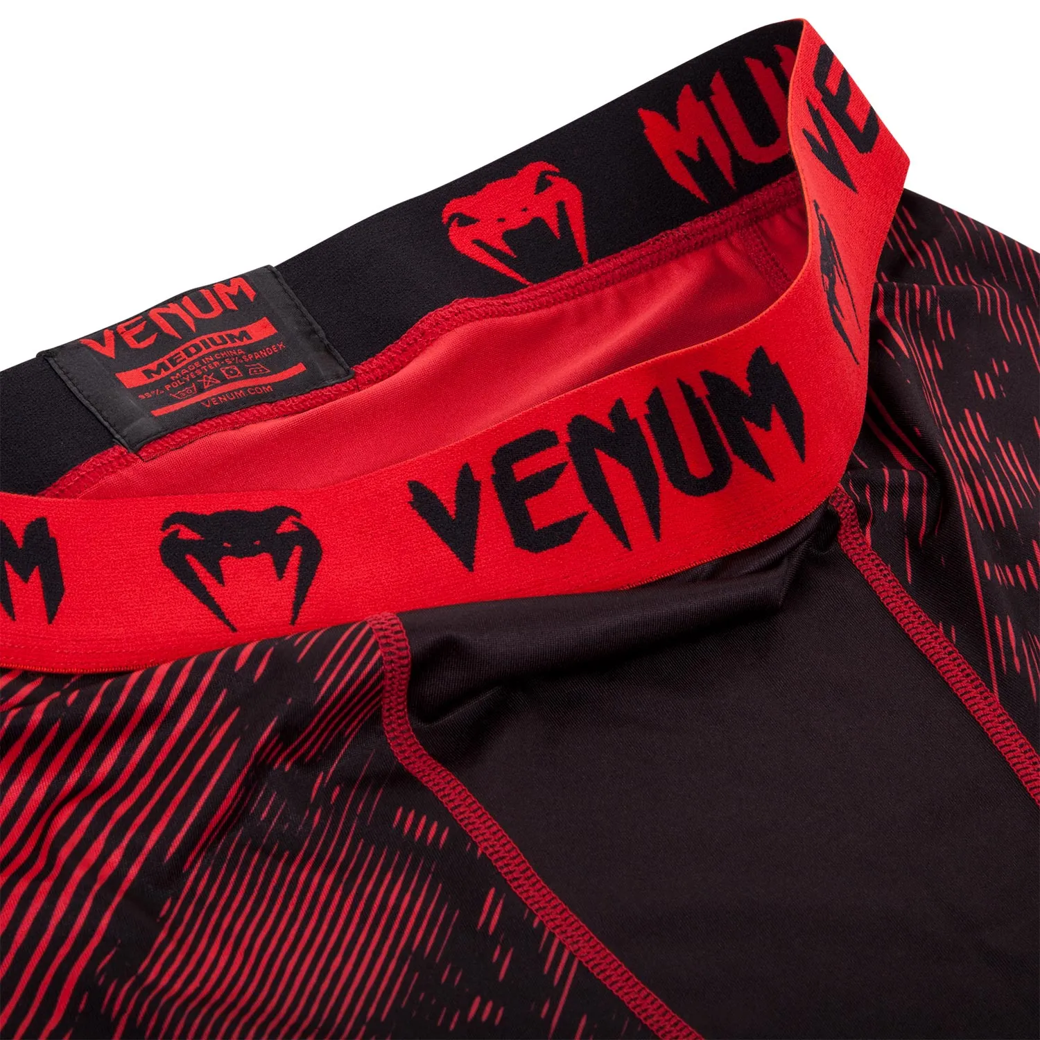 Venum Fusion Compression Shorts - Black/Red