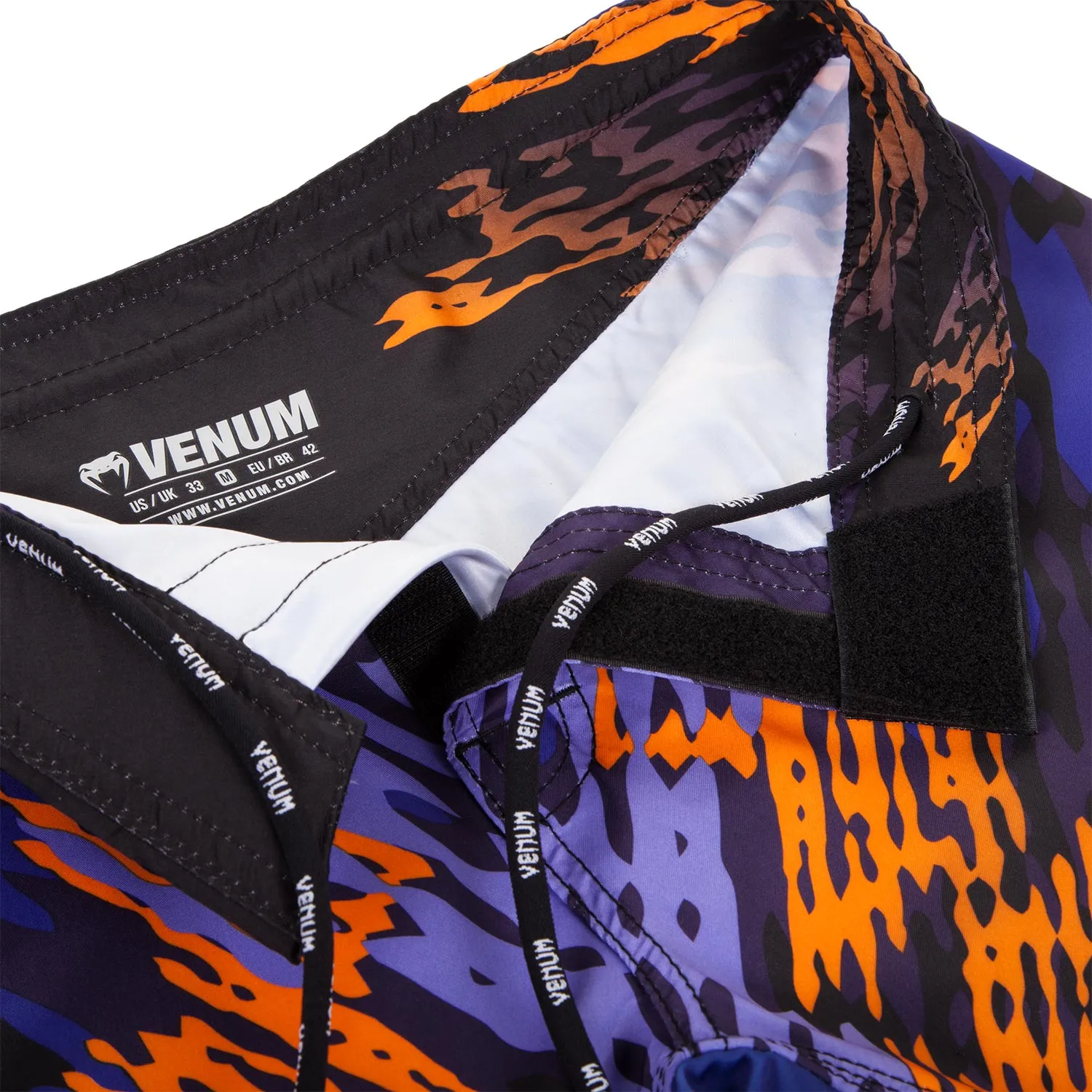 Venum Neo Camo Fightshorts - Blue/Orange/Black