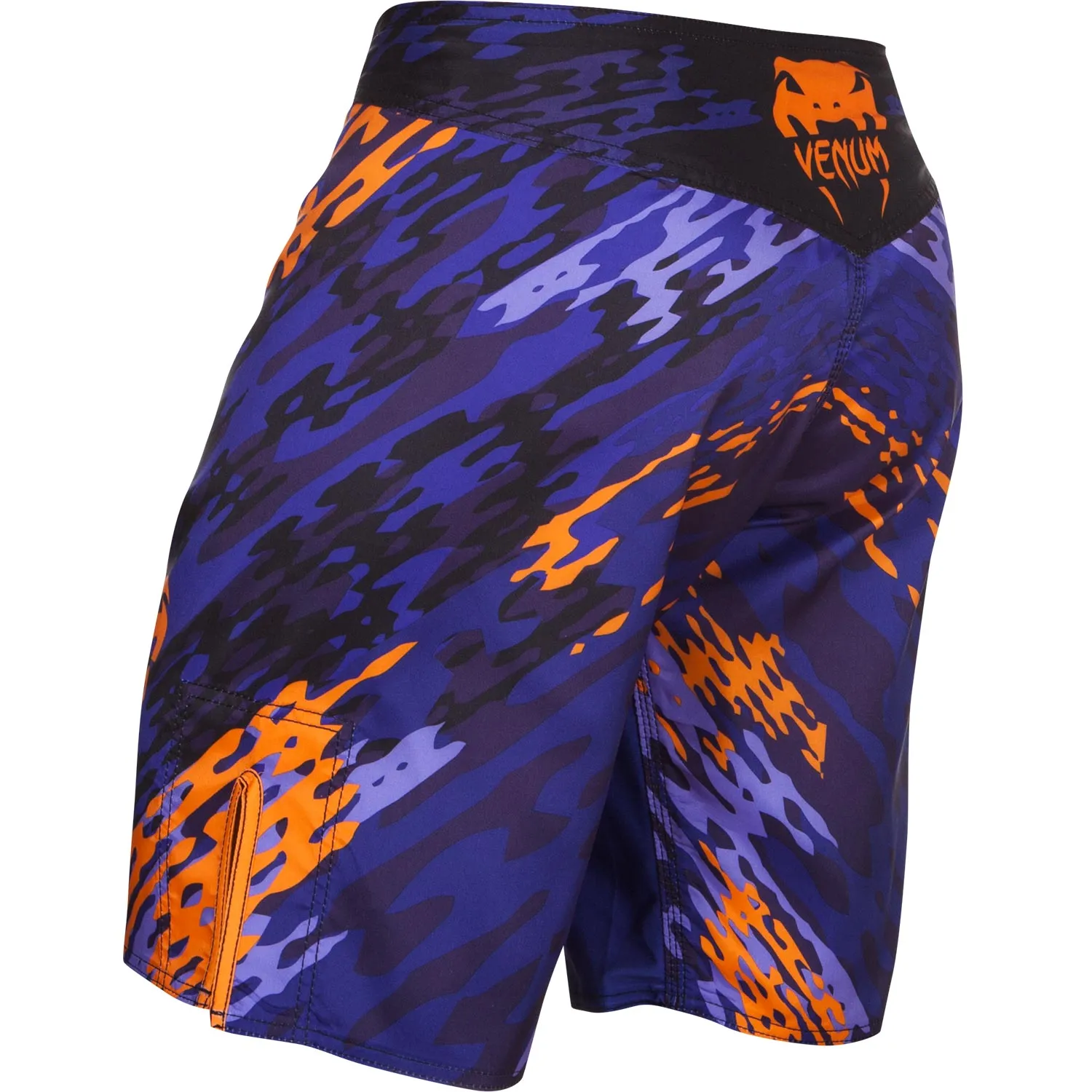 Venum Neo Camo Fightshorts - Blue/Orange/Black