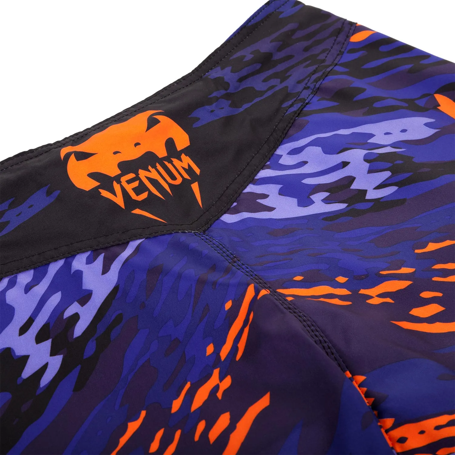 Venum Neo Camo Fightshorts - Blue/Orange/Black