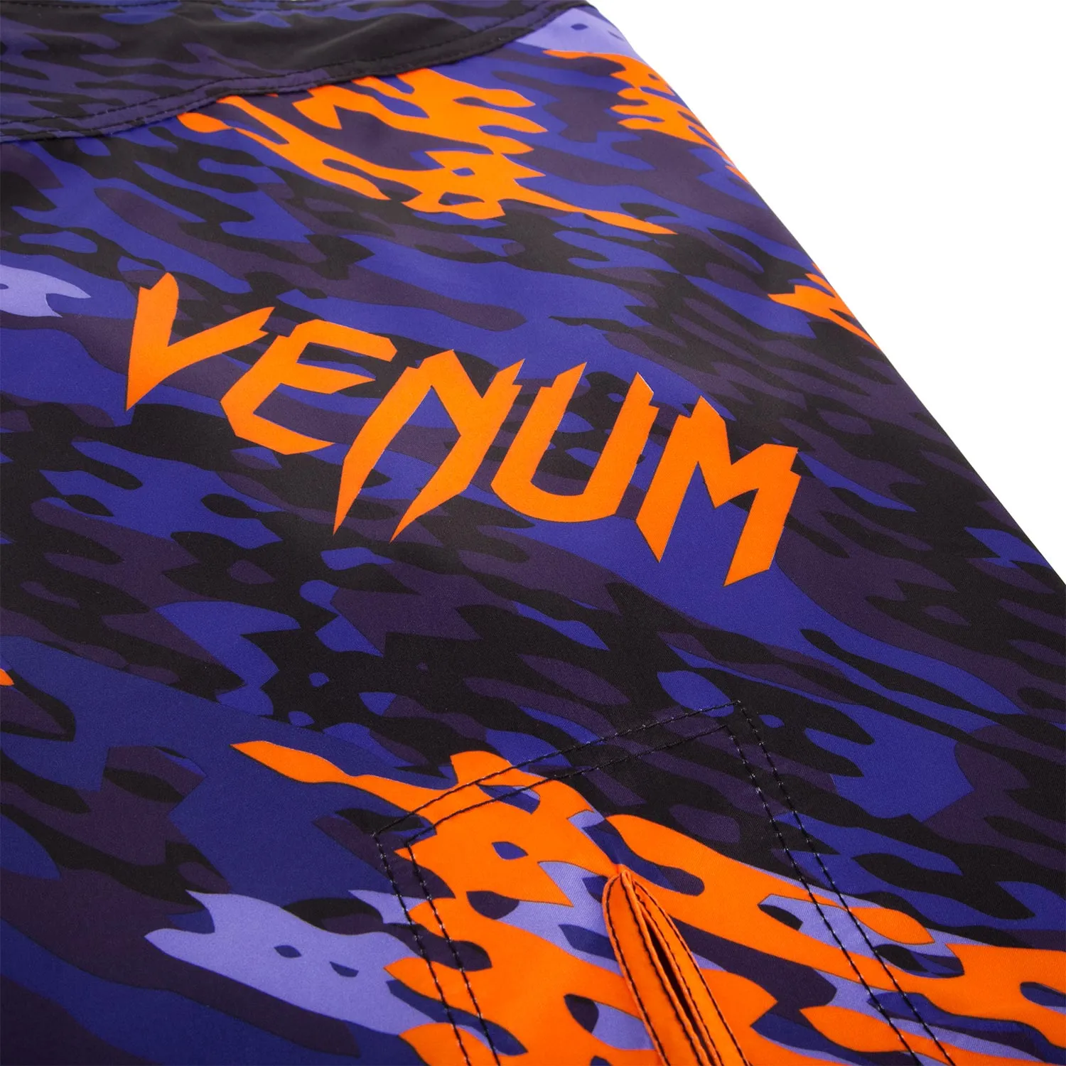 Venum Neo Camo Fightshorts - Blue/Orange/Black