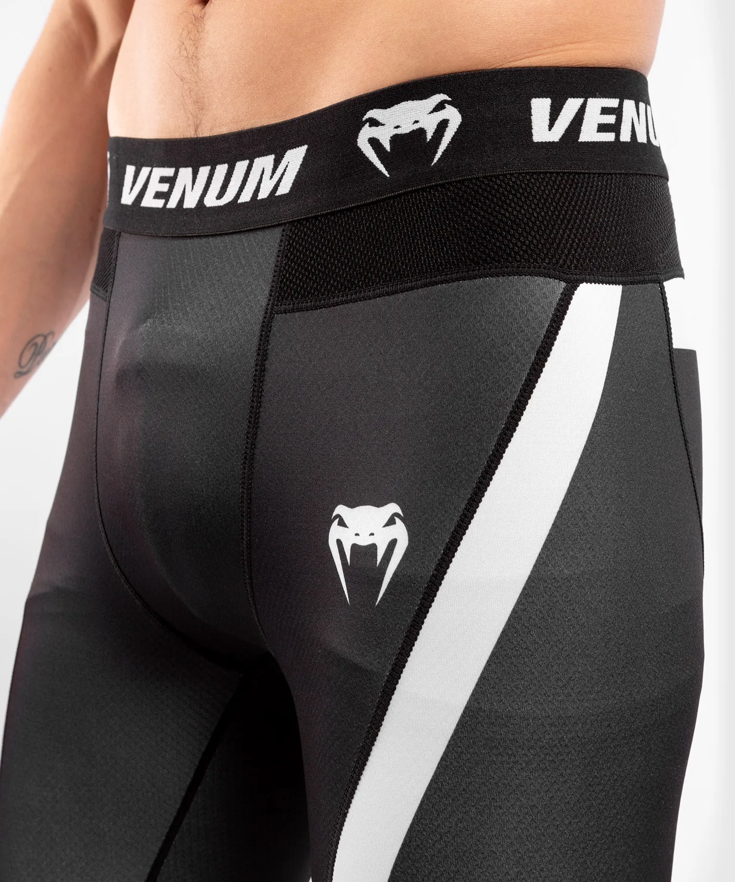 Venum NoGi 3.0 Compression Tights - Black/White