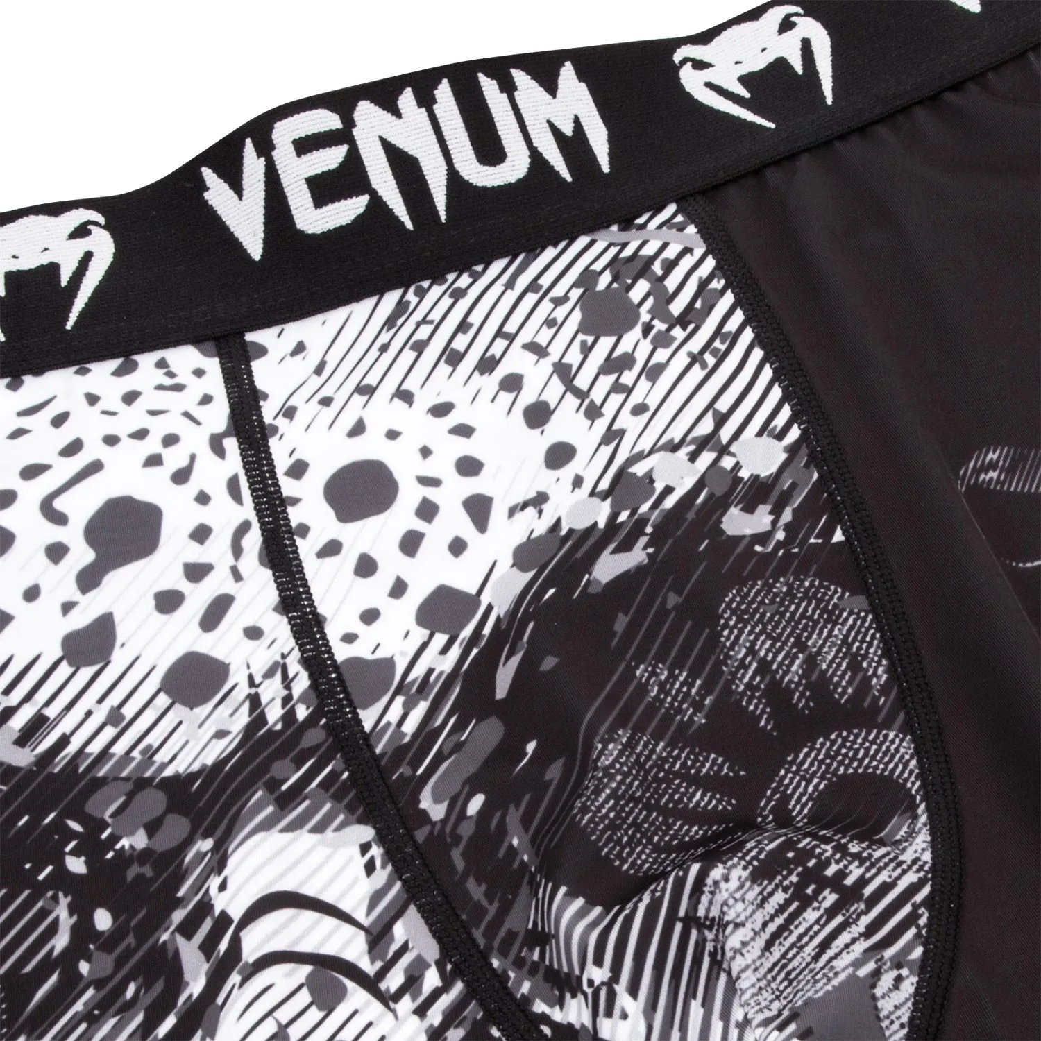 Venum Santa Muerte 3.0 Compression Tights - Black/White