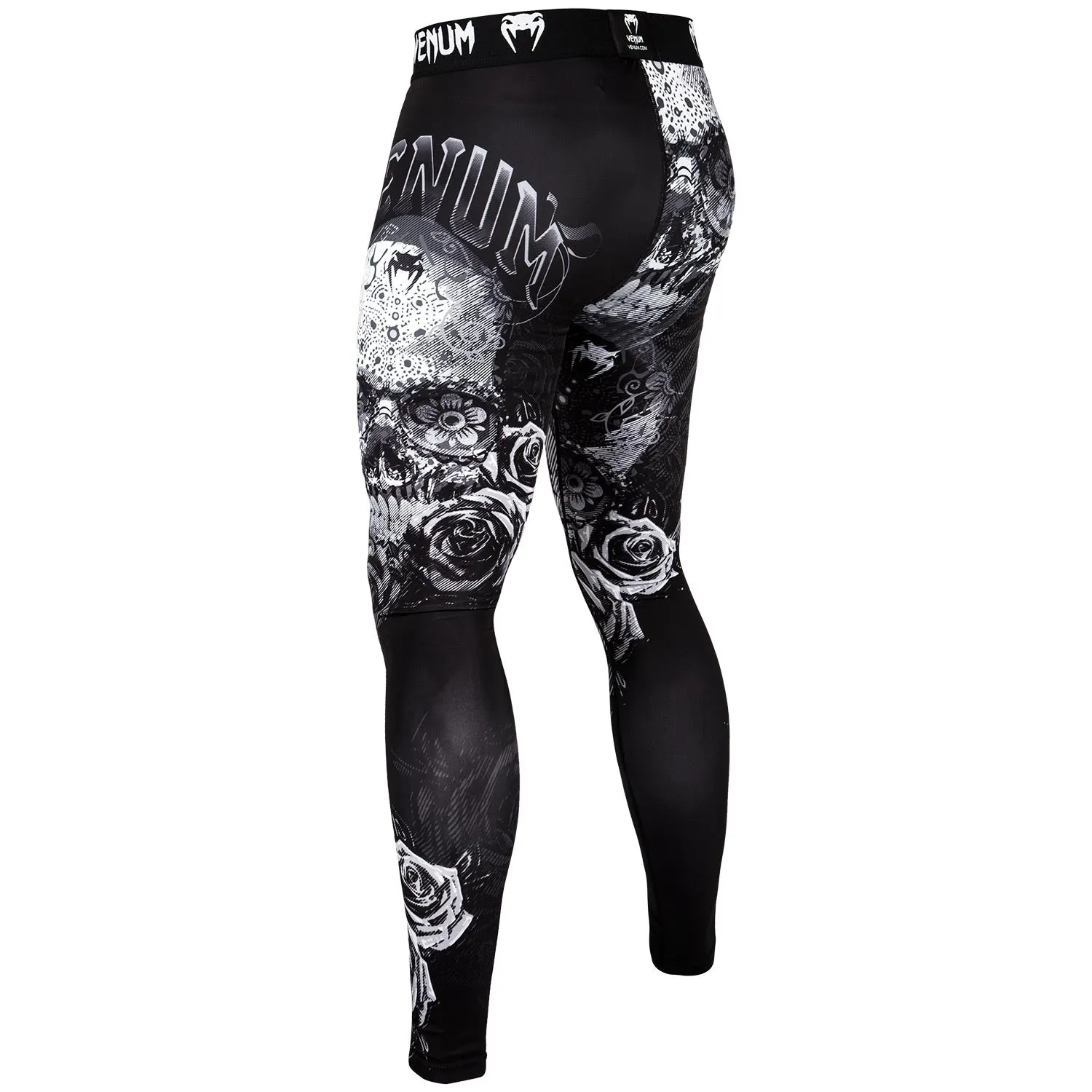 Venum Santa Muerte 3.0 Compression Tights - Black/White