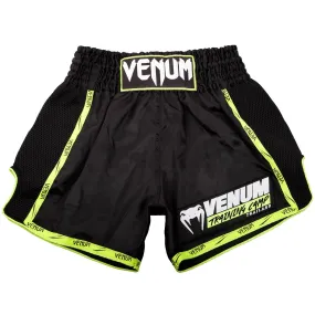 Venum Training Camp Muay Thai Shorts - Black/Neo Yellow