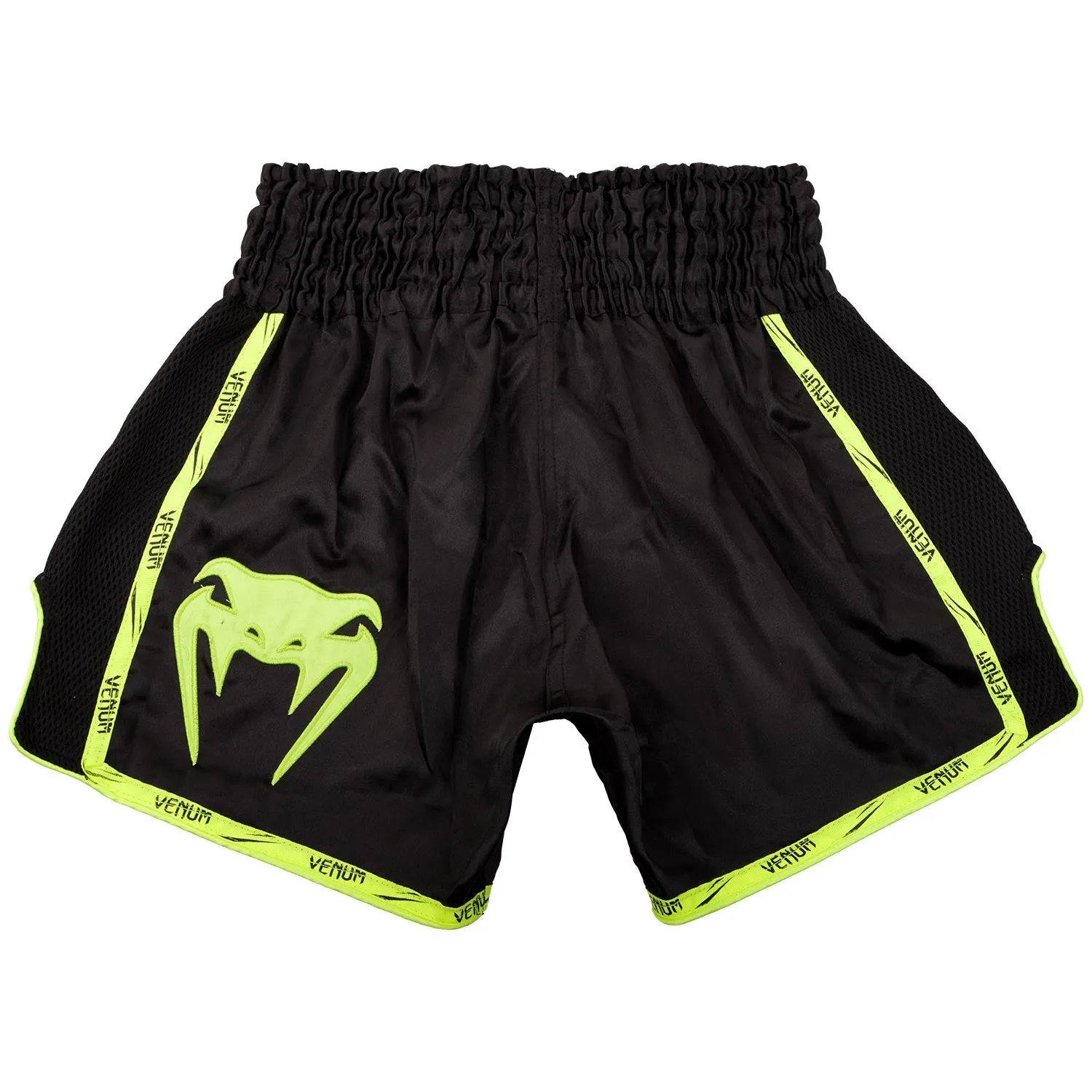 Venum Training Camp Muay Thai Shorts - Black/Neo Yellow